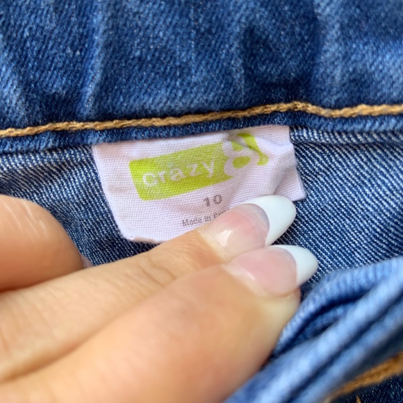 Girls jeans blue shorts - Picture 2 of 3